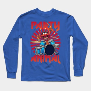 Party The Muppets Show - Drummer Long Sleeve T-Shirt